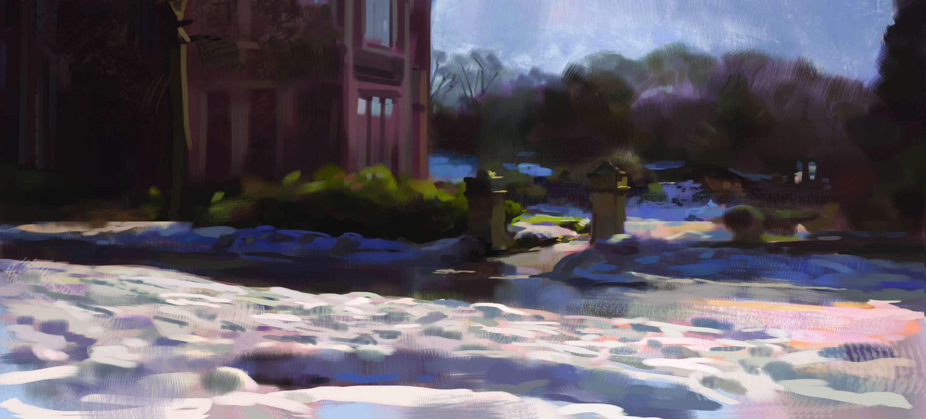 Photoshop plein air painting tutorial