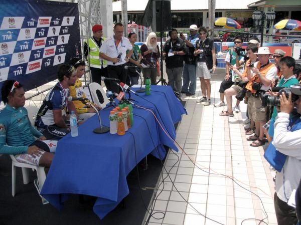 The stage three press conference