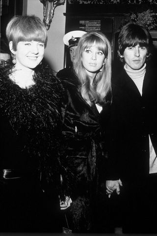 Cilla Black With Beatle George Harrison and wife Pattie Boyd