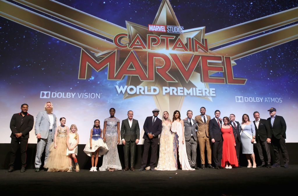 Captain Marvel cast.