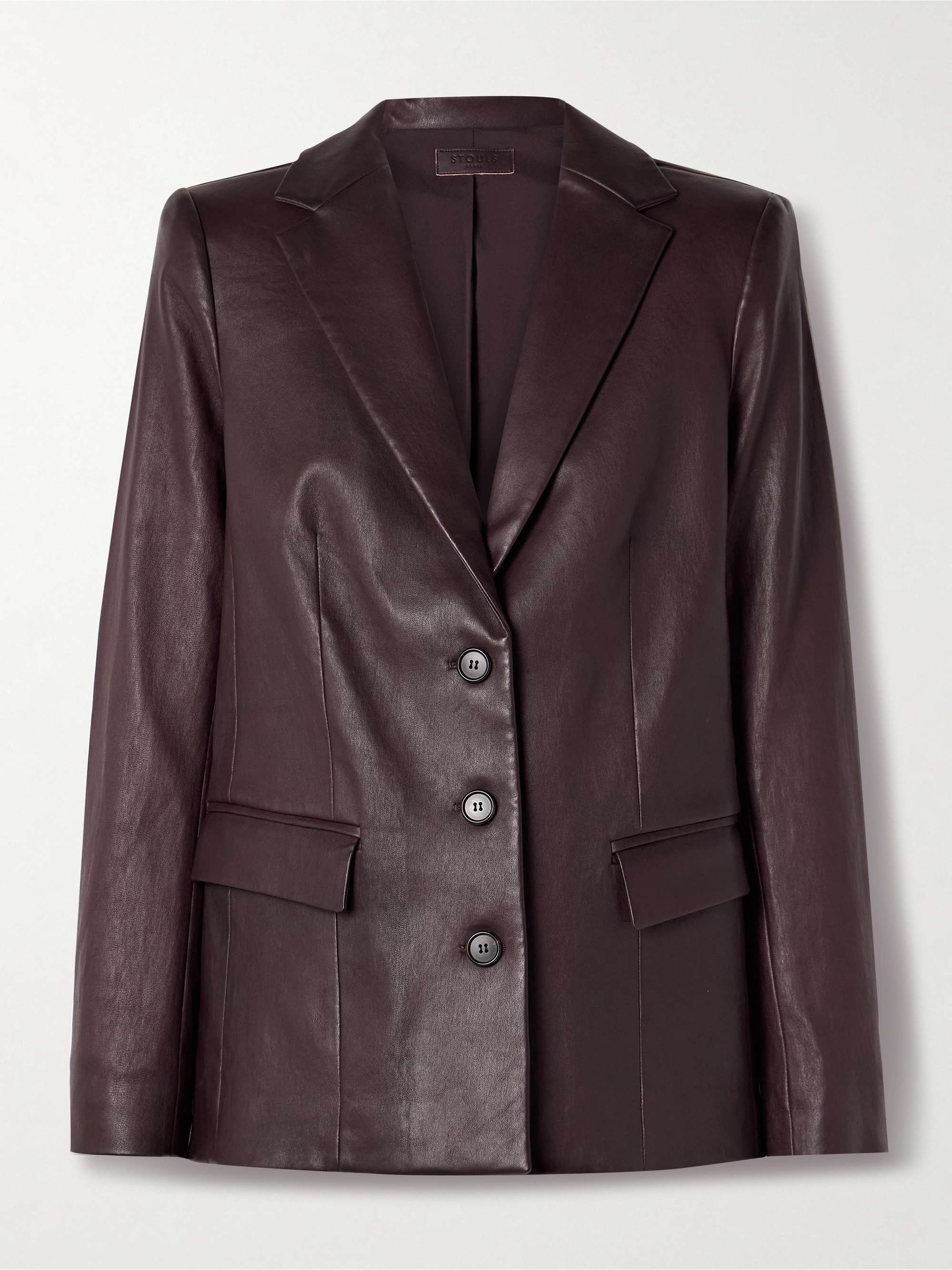 Luigi Leather Blazer