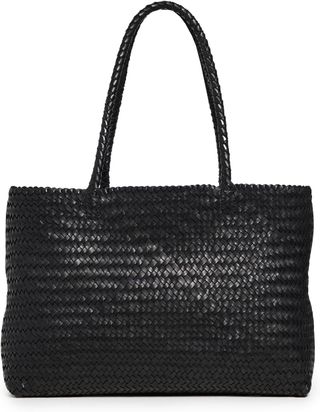 Madewell Women's Transport Early Weekender Woven Tote, True Black, One Size