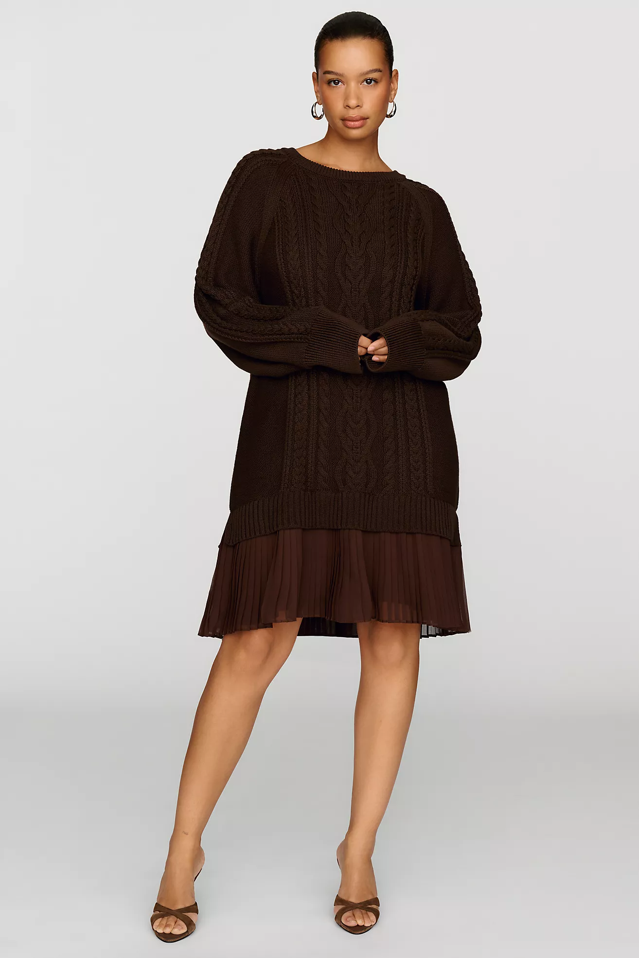 Delphine Sweater Twofer Mini Dress
