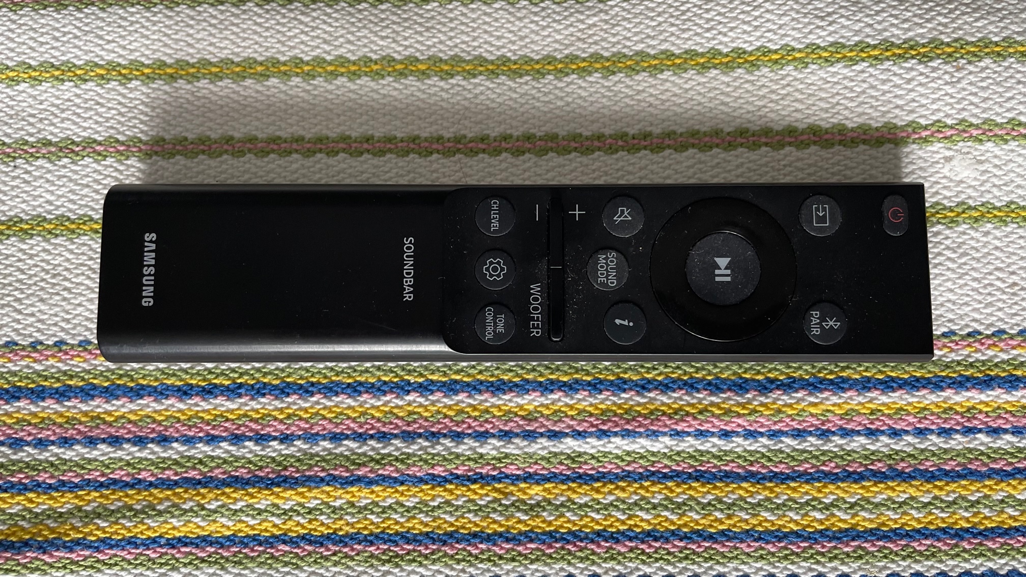 The remote of the Samsung HW-Q990C soundbar.