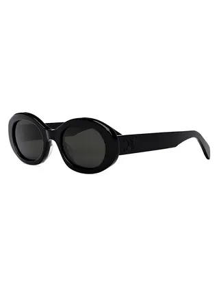 Triomphe 52mm Oval Sunglasses