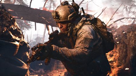 Call of Duty: Modern Warfare 4 screen - soldier with a rifle