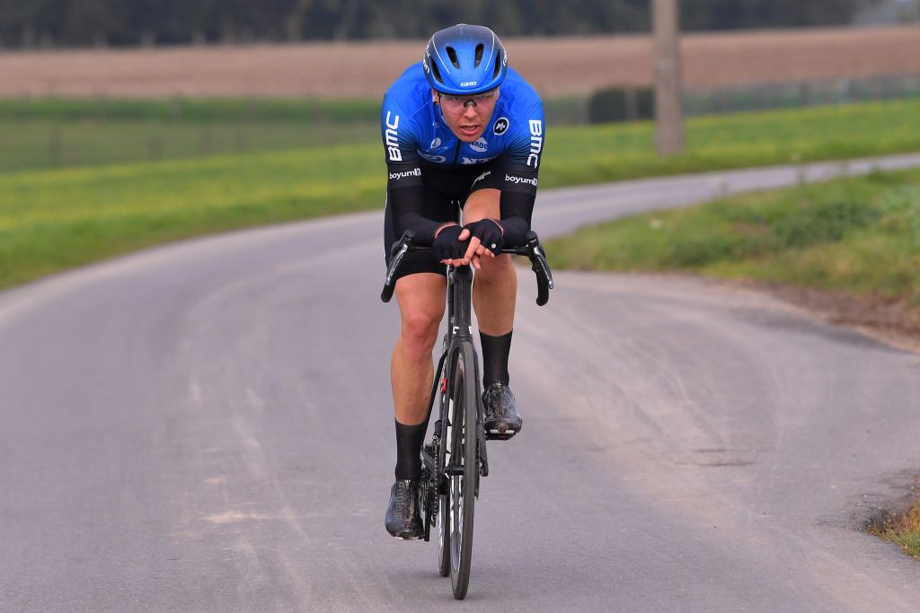 OUDENAARDE BELGIUM OCTOBER 18 Max Walscheid of Germany and NTT Pro Cycling Team during the 104th Tour of Flanders 2020 Ronde van Vlaanderen Men Elite a 2433km race from Antwerpen to Oudenaarde RVV20 FlandersClassic on October 18 2020 in Oudenaarde Belgium Photo by Luc ClaessenGetty Images