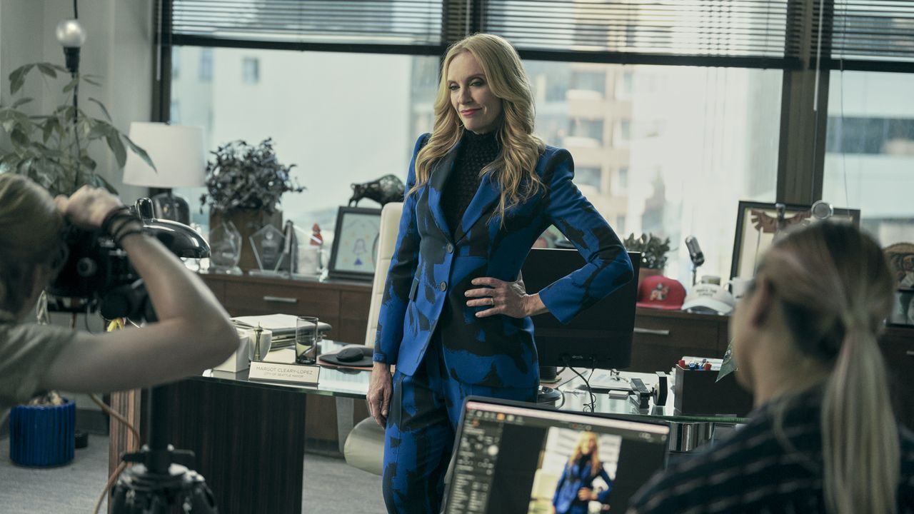Margor Clearly-Lopez poses for some photographs in Prime Video's The Power