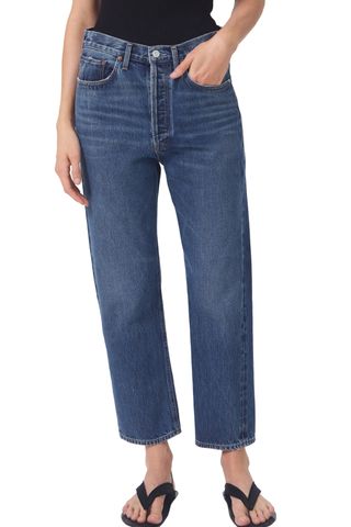 AGOLDE '90s Crop Relaxed Organic Cotton Jeans
