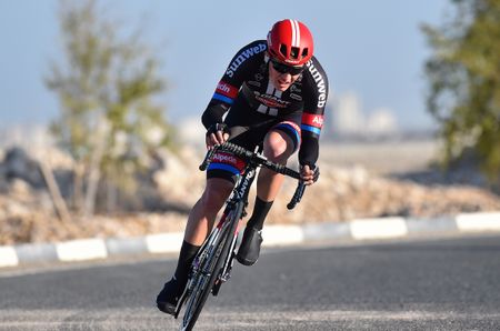 S&oslash;ren Kragh Andersen riding back into the best young rider's jersey