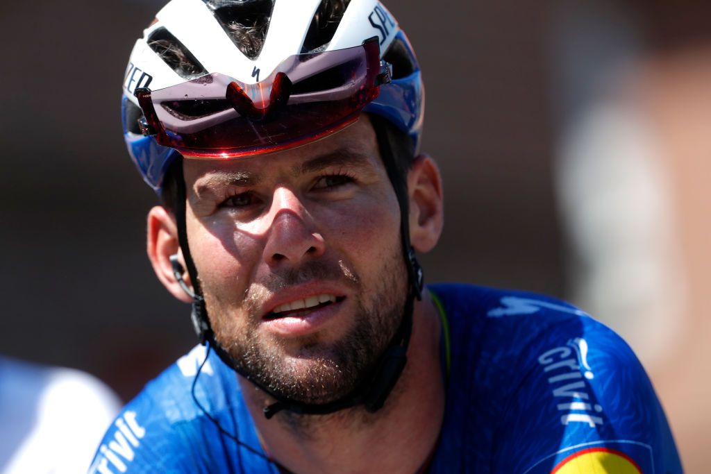 BERINGEN BELGIUM JUNE 13 Mark Cavendish of The United Kingdom and Team Deceuninck QuickStep celebrates at arrival during the 90th Baloise Belgium Tour 2021 Stage 5 a 1787km stage from Turnhout to Beringen baloisebelgiumtour on June 13 2021 in Beringen Belgium Photo by Bas CzerwinskiGetty Images