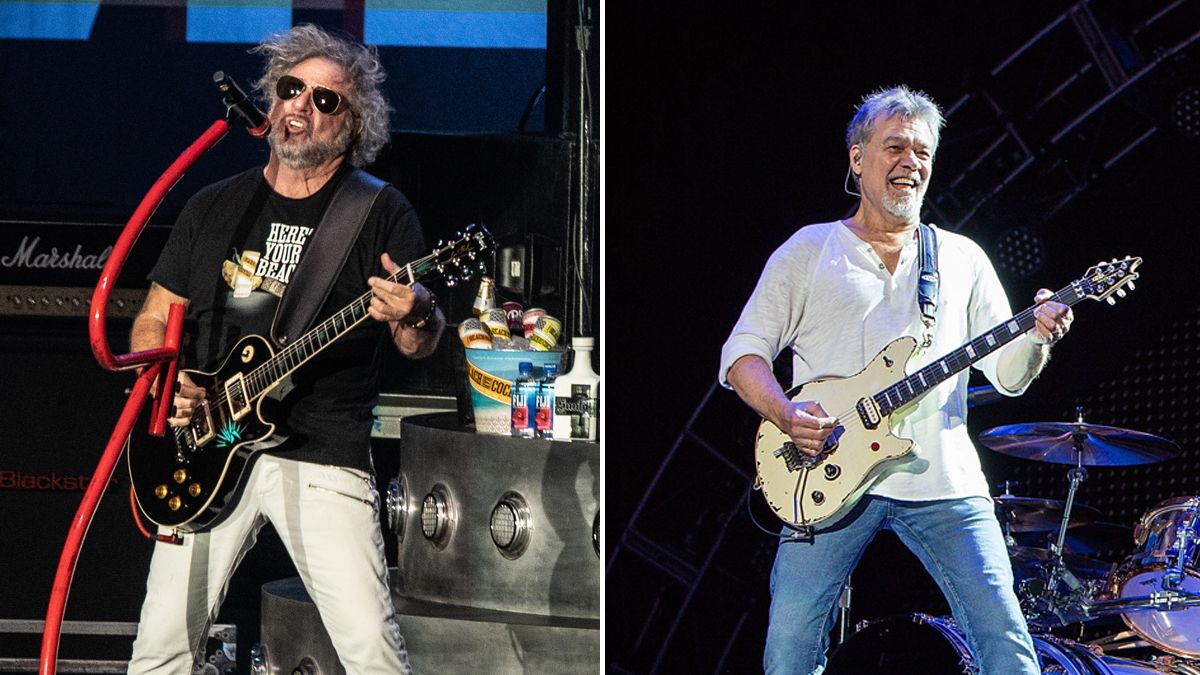 Sammy Hagar and Eddie Van Halen