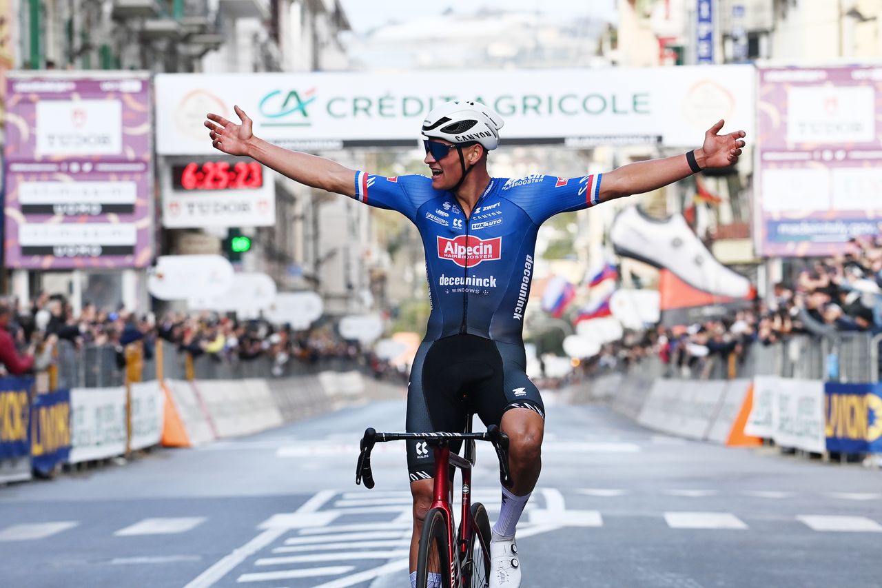 Mathieu van der poel at San Remo