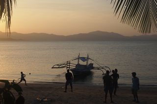 Port Barton in Palawan