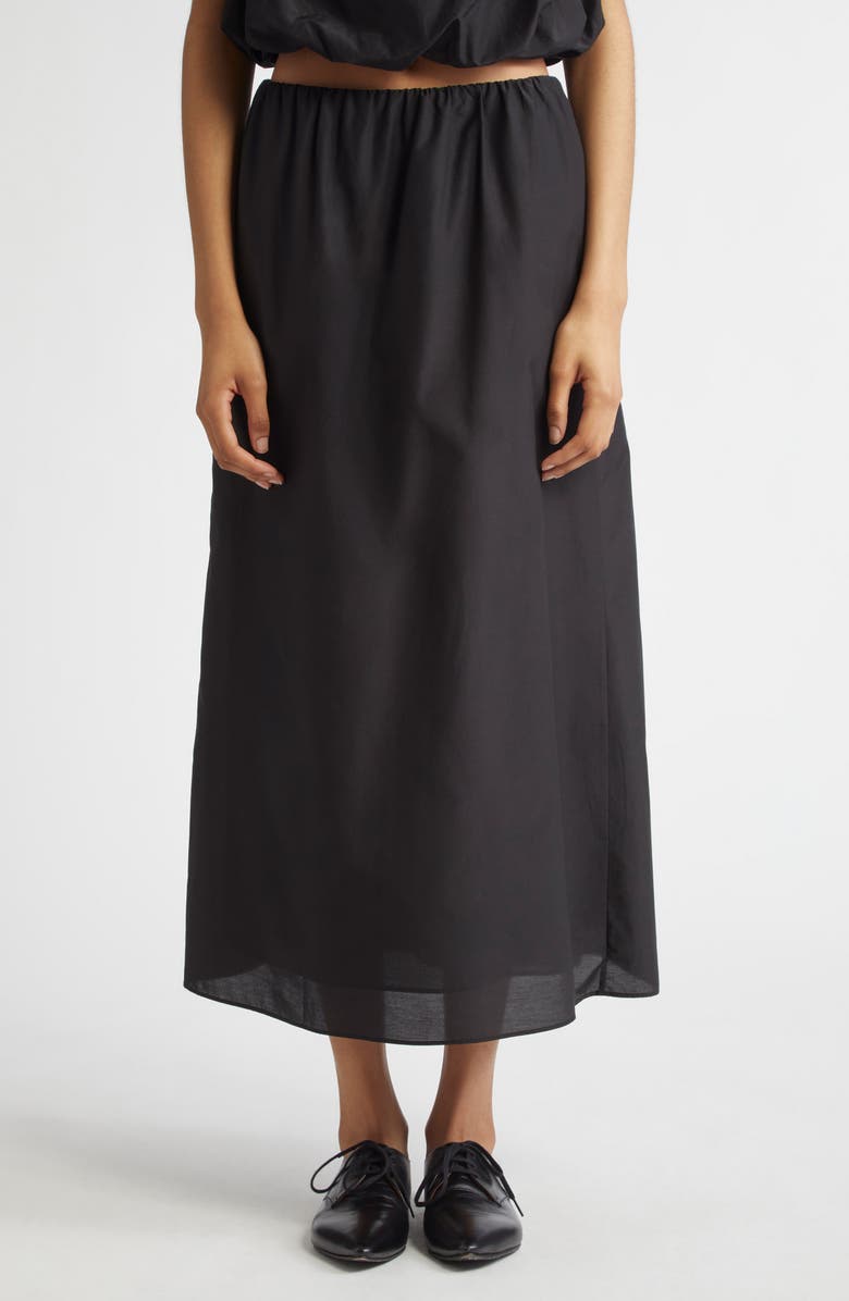 Carmen Cotton & Silk Voile Maxi Skirt