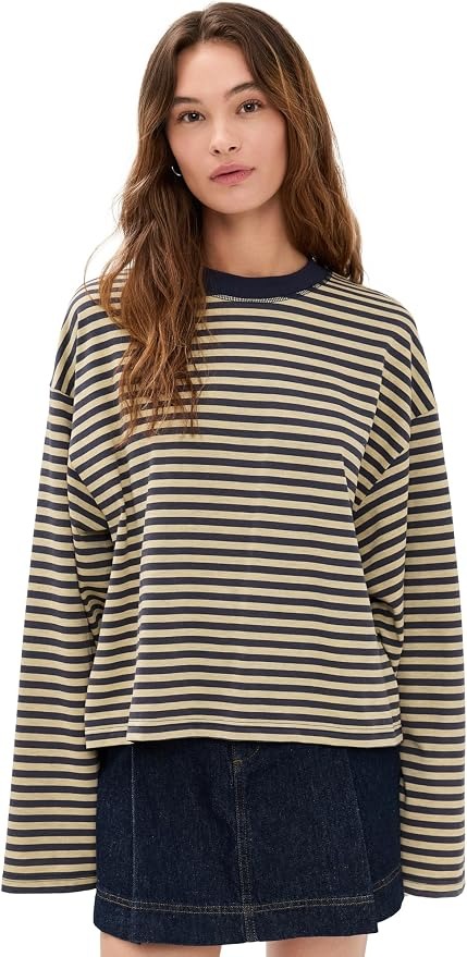 Lioness Women's Bloom Long Sleeve Tee, Porcelain, M
