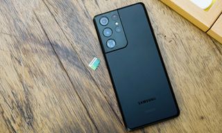 Samsung Galaxy S21 Ultra no microSD card