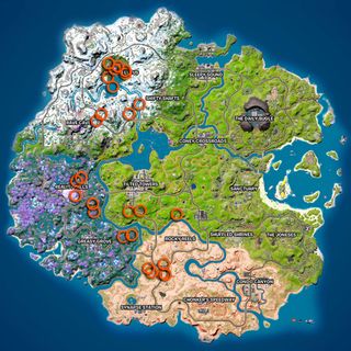 Fortnite Reality Seed Pods map