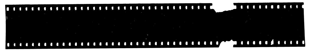 A sample of the stress the film in Victor Rogus's cameras endured in the extreme cold. Luckily, the film held together long enough for him to obtain his images.