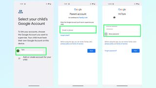 how to set up parental controls with family link on android