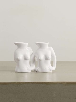 Titty Committee Set of Two Mini Earthenware Jugs