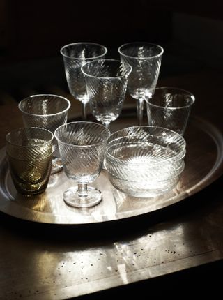 Glassware by Space Copenhagen for &Tradition