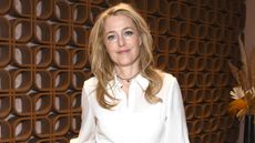 Gillian Anderson attends the SAG-AFTRA Foundation Conversations Presents Special Screening Of Netflix's "Scoop" at Netflix Tudum Theater on May 16, 2024