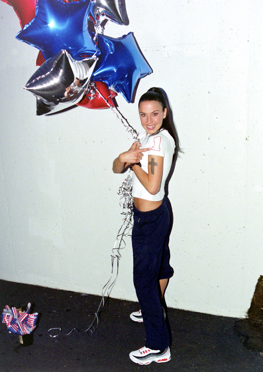 Mel C in England shirt