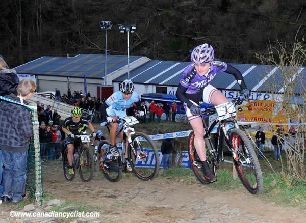 1/4 Finals: Annie Last (Milka Brentjens) leading Kathrin Stirnemann