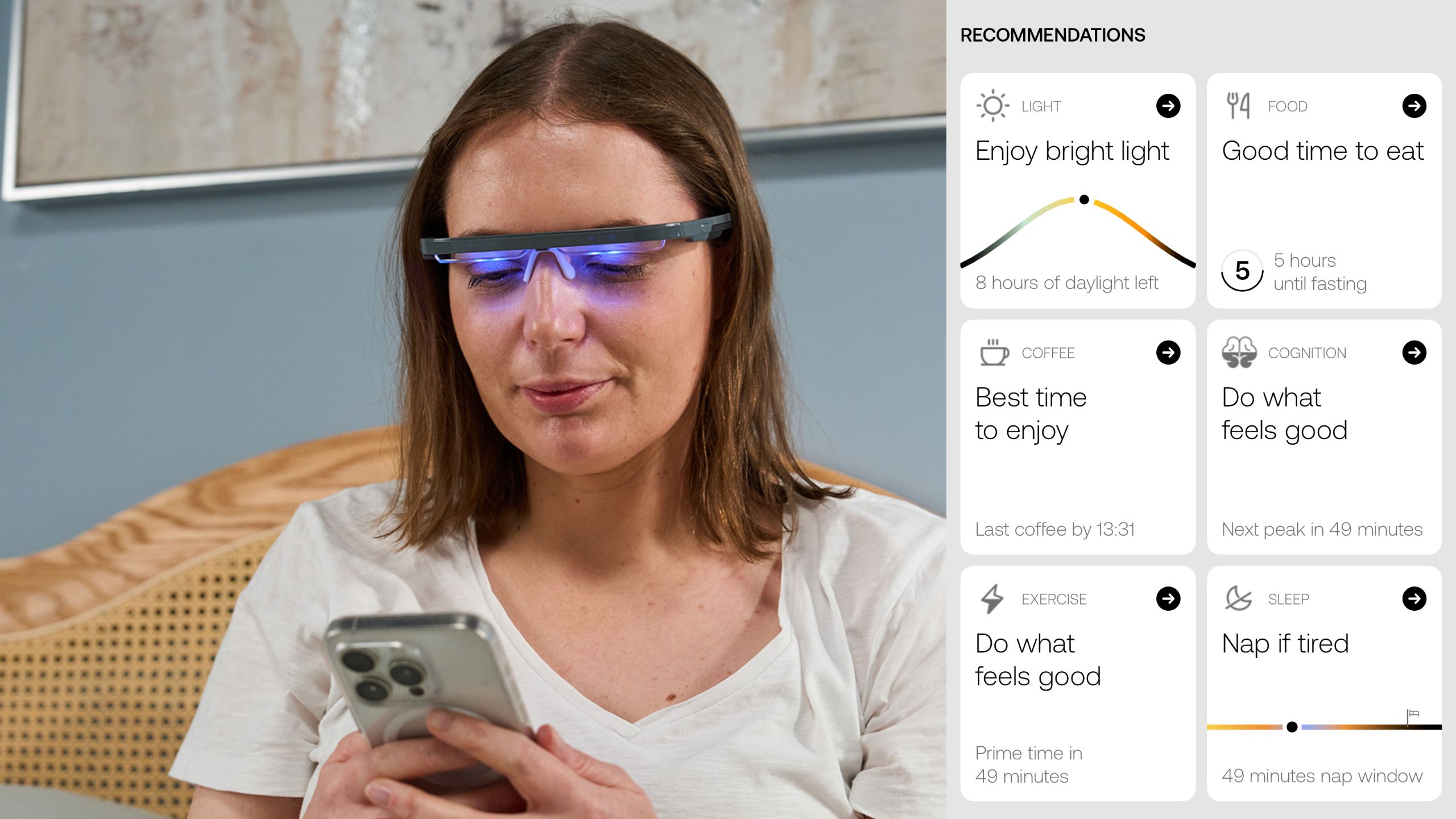 AYO Light Therapy Glasses (via Official Goayo Website) product image