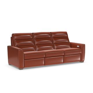 reclining leather sofa