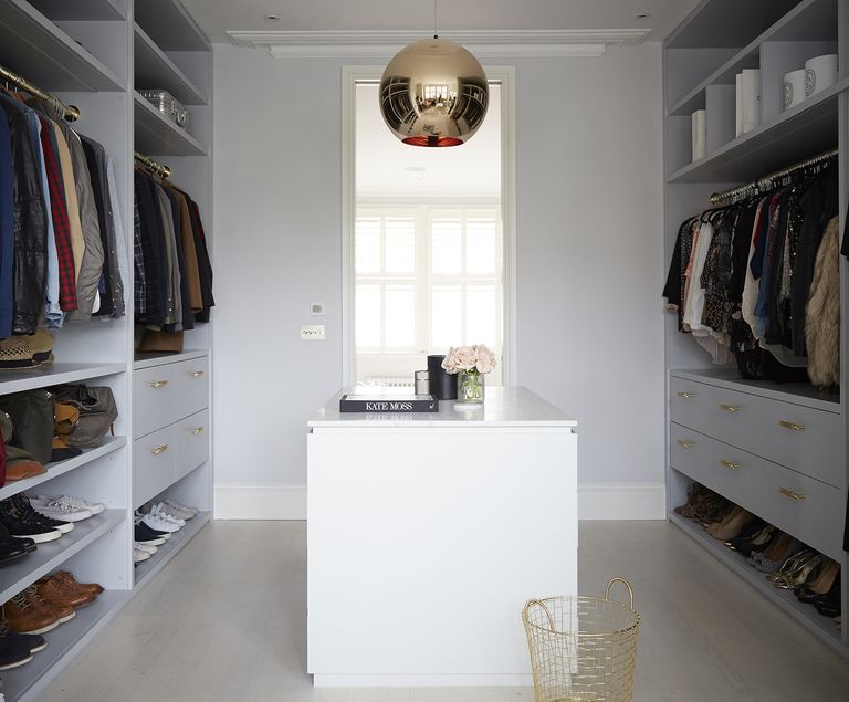 how to plan a walk-in closet