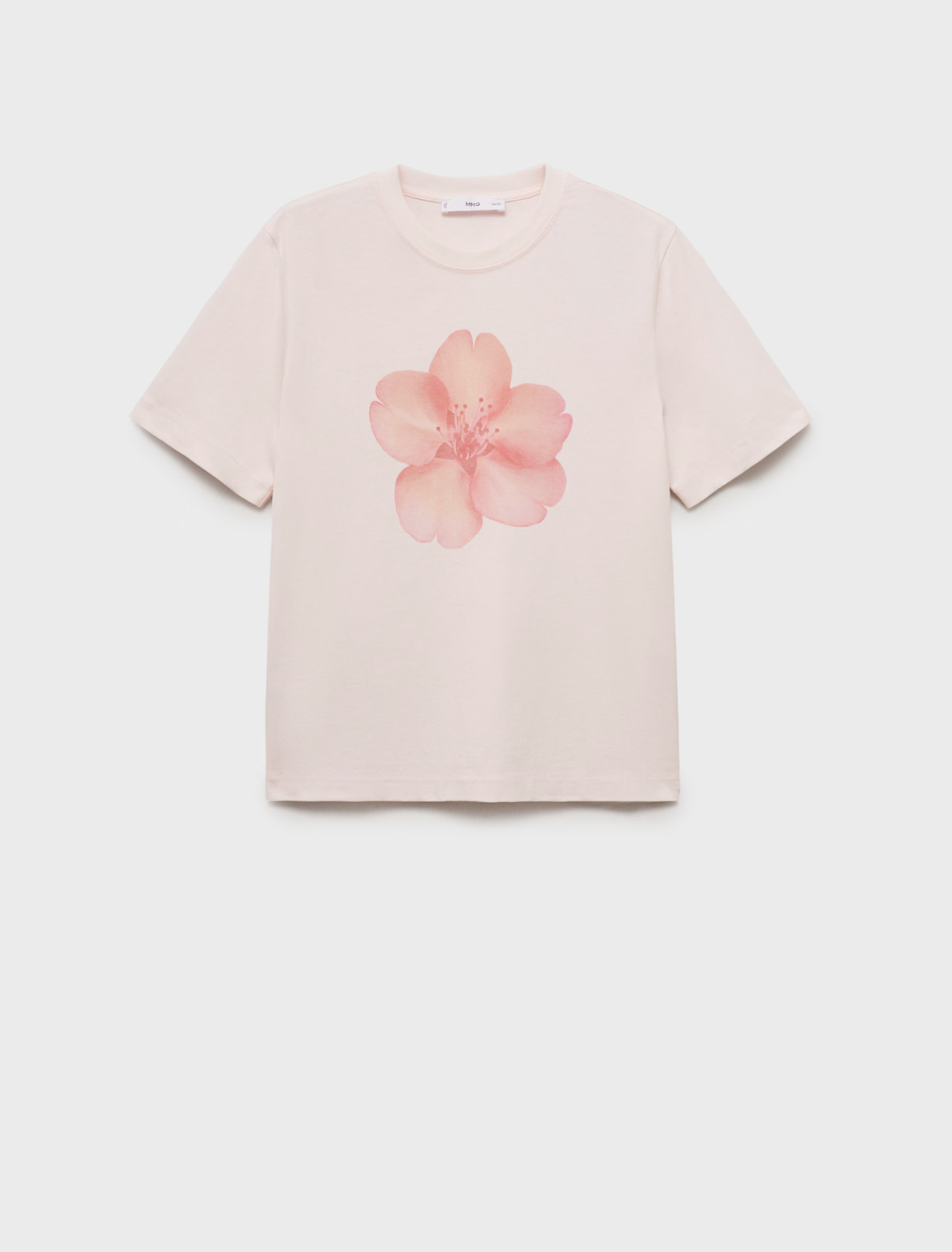 Mango, floral print T-shirt