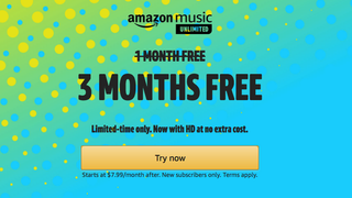 Streaming deal! Enjoy 3 months of free Amazon Music Unlimited