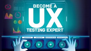 Illustration featuring the headline 'Become a UX testing expert'