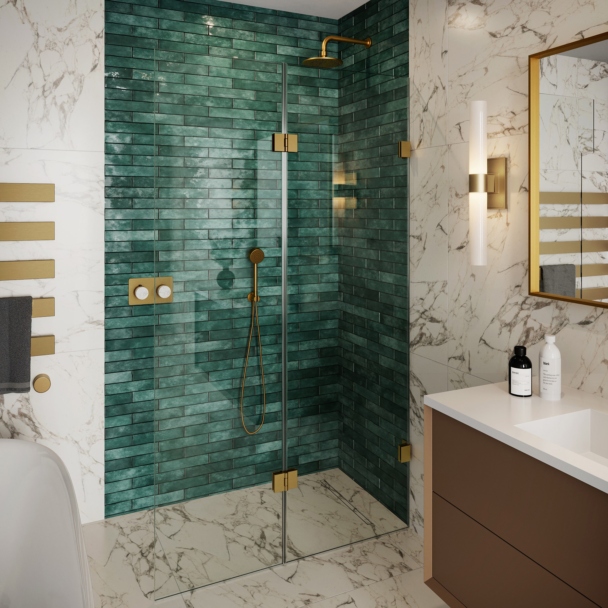 The shower lab bathroom