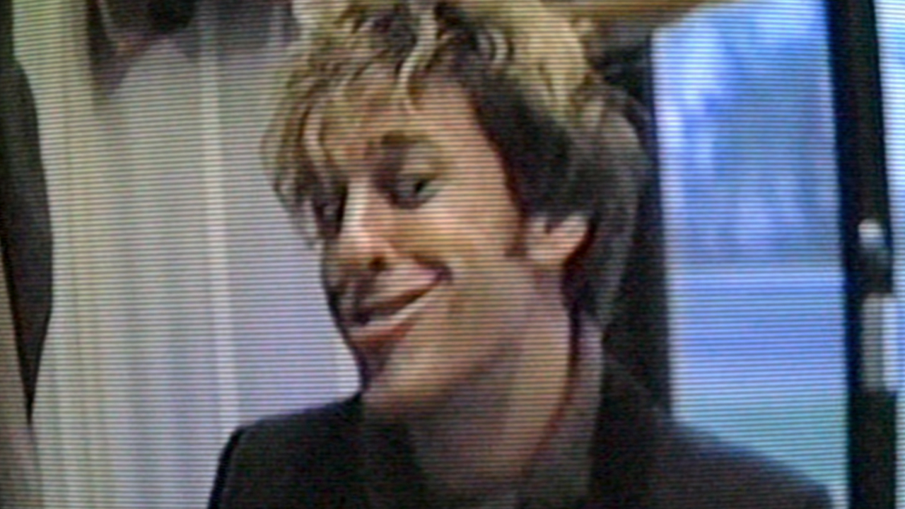Hillel Slovak making a funny face in archival footage in The Rise of the Red Hot Chili Peppers: Our Brother, Hillel