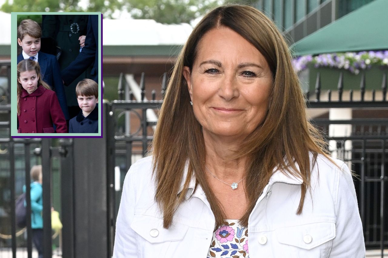 Carole Middleton main image and drop in of Prince George, Princess Charlotte and Prince William - Carole Middleton plans to &#039;step back&#039; from special role