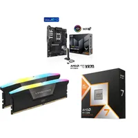Bundle AMD Ryzen 7 9800X3D + ASUS TUF Gaming X870-Plus Wifi + 32GB Corsair Vengeance RGB DDR5 RAM