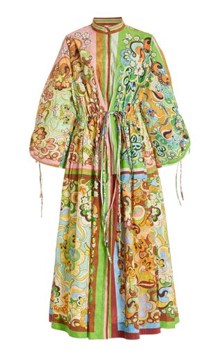 Dreamer Printed Cotton Coverup Dress
