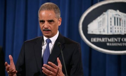 U.S. Attorney General Eric Holder announced that the United States is bringing a civil lawsuit against Standards & Poor's, Feb. 5.