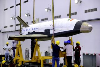 India's 1.5-ton, robotic Reusable Launch Vehicle Technology Demonstrator launched for the first time on May 23, 2016 local India time.