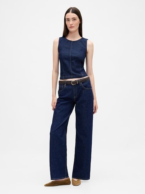 Low Rise '90s Loose Jeans