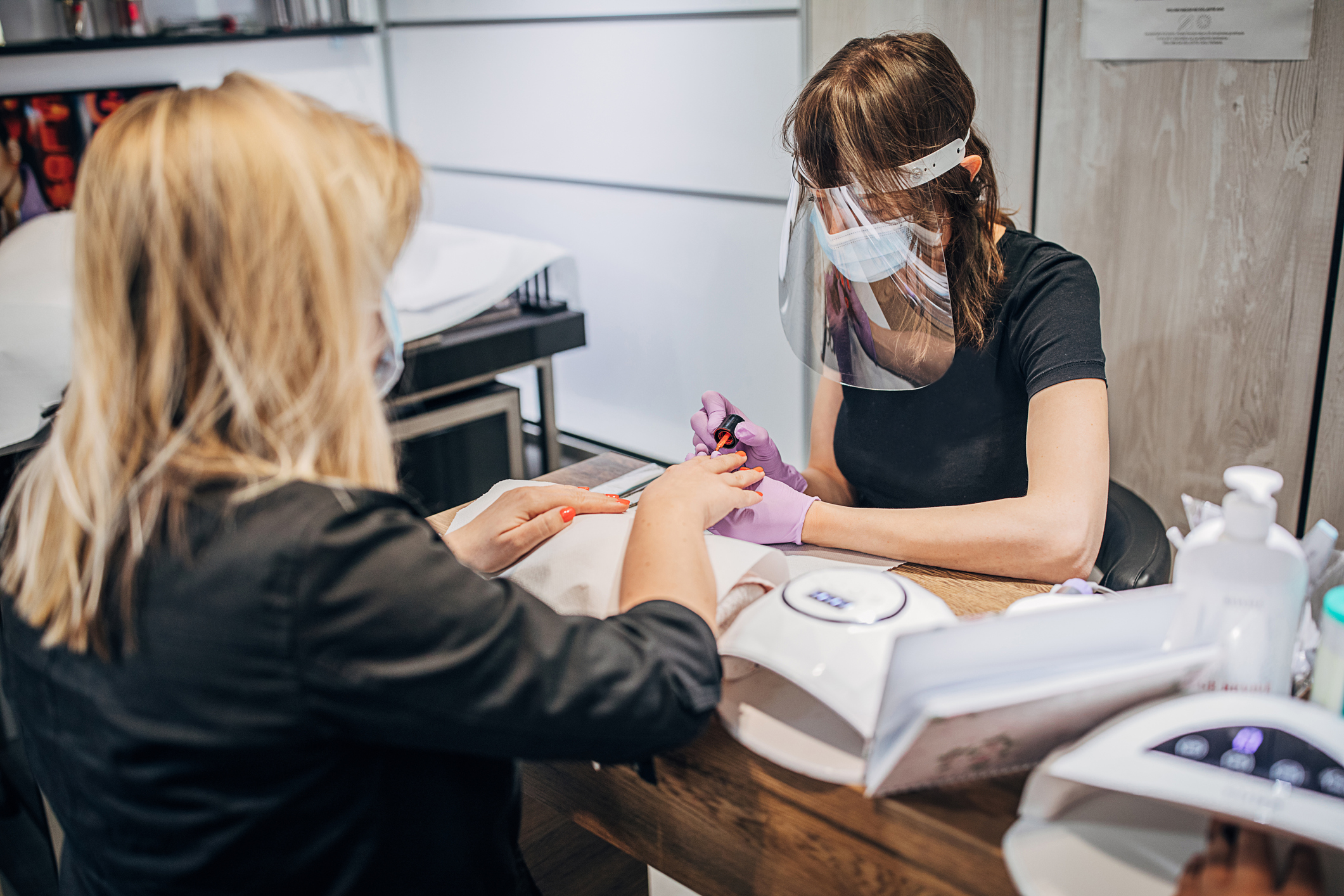 When can nail bars open in the UK?