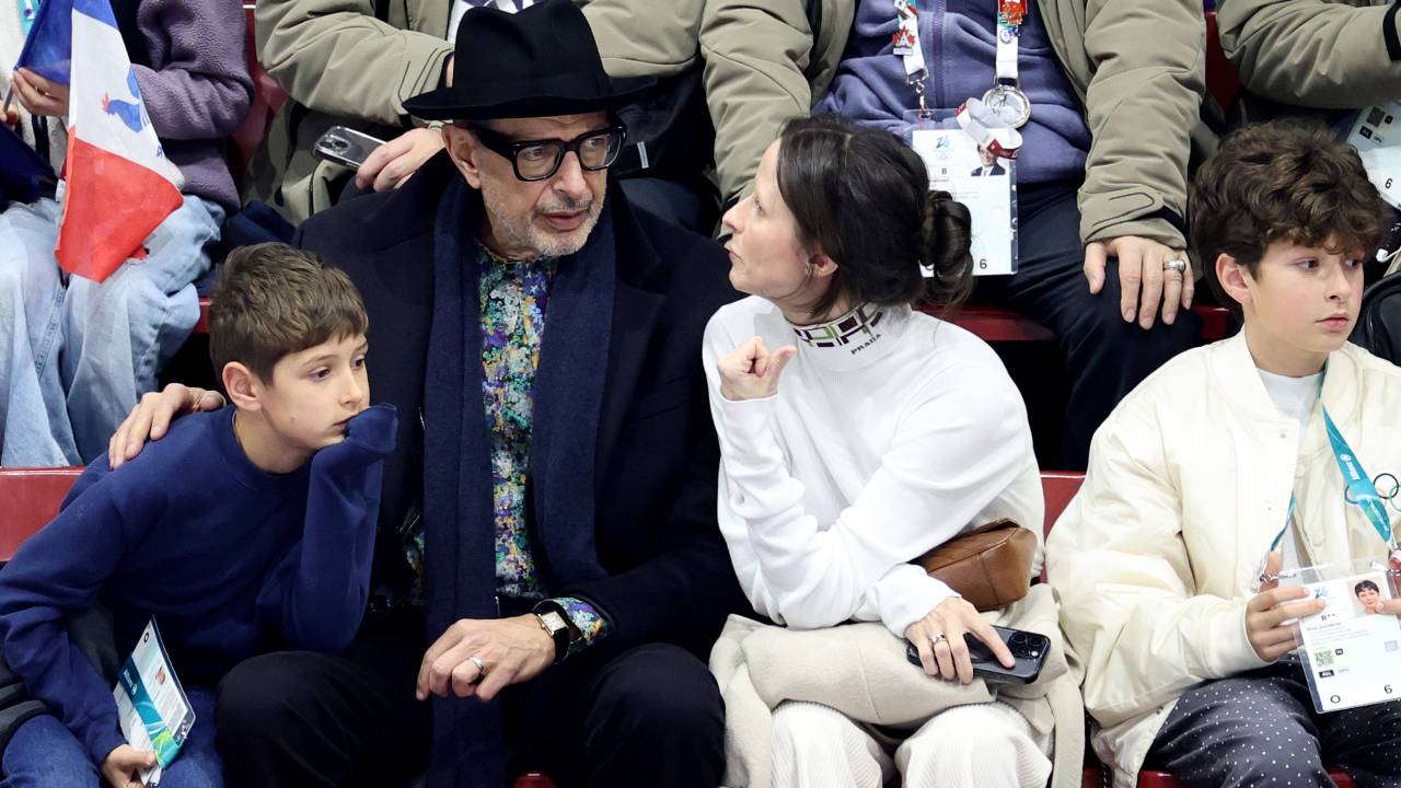 Jeff Goldblum at Winter Olympics 2026