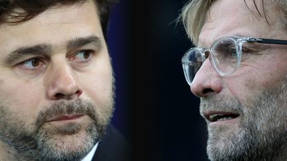 Tottenham manager Mauricio Pochettino and Liverpool boss Jurgen Klopp 