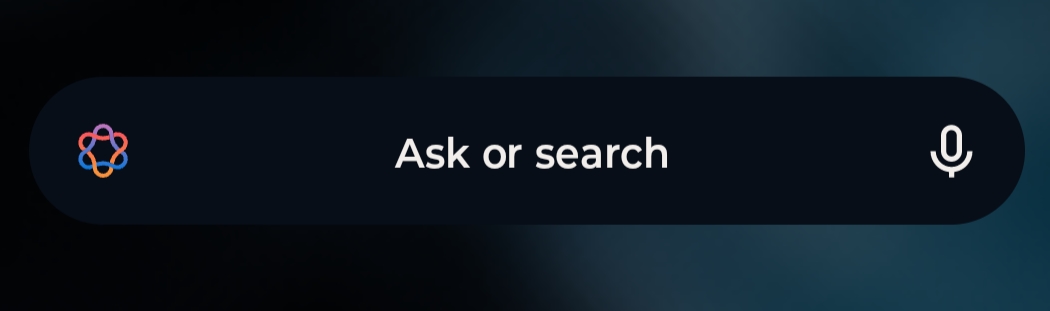 Moto AI search bar