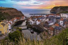 Staithes early in the morning, North Yorkshire, England