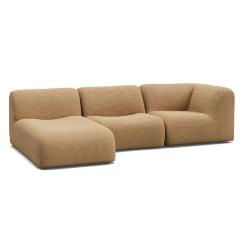 1977 Modular Sofa with Chaise in Tempest Tan