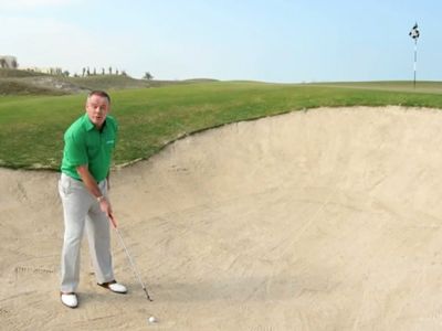 Greenside-bunker